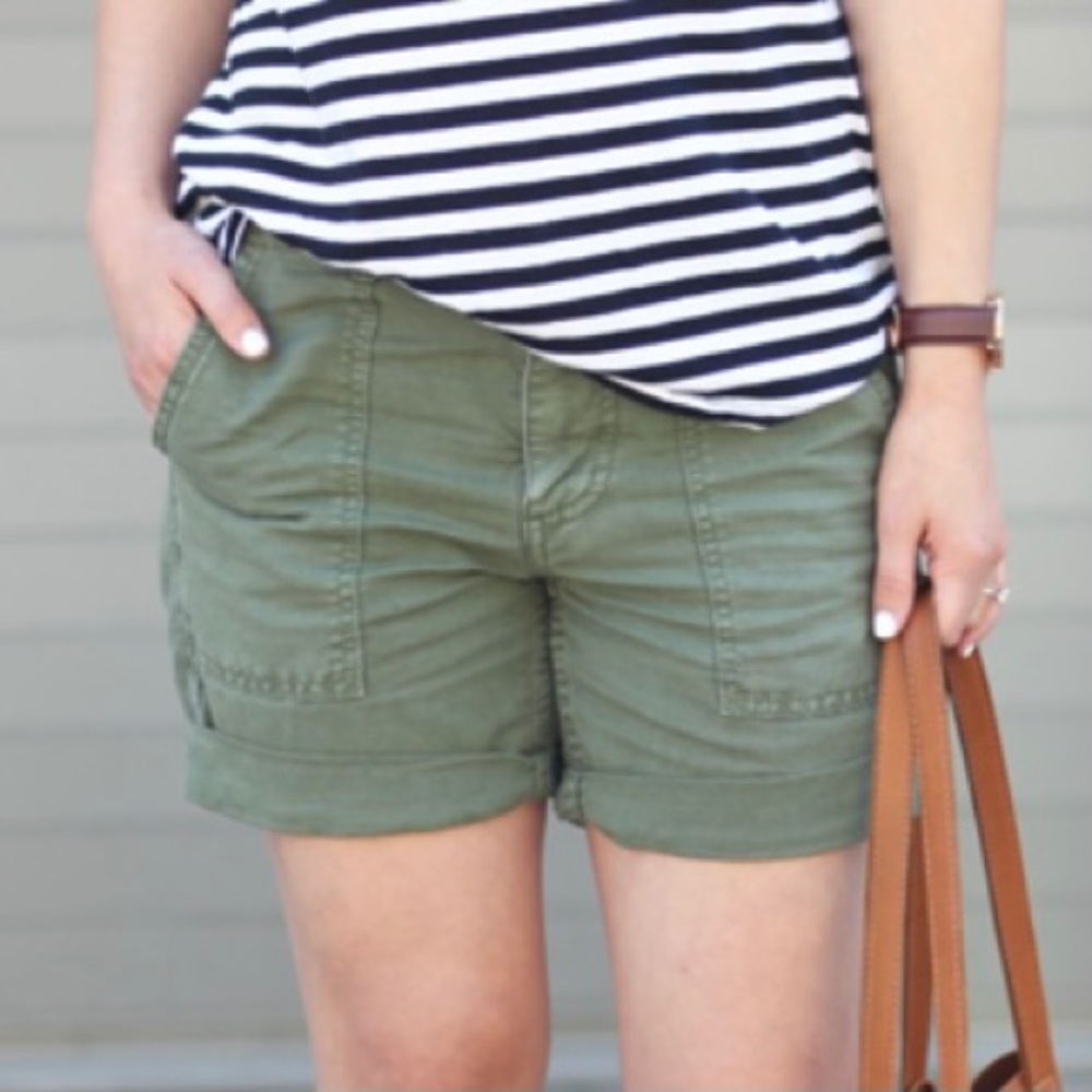 Make+Model Cuffed Cotton Shorts